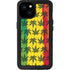 Marijuana Rasta Pattern iPhone 15 Plus Waterproof Case